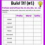 Prefix And Suffix Worksheets For Grade 3 Pdf