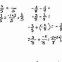 Dividing Negative And Positive Fractions