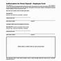 Printable Direct Deposit Form Template