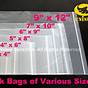 Ziploc Bag Sizes Chart