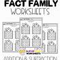 Fact Family Worksheet Answer Key