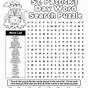 St Patrick's Day Word Searches Printable