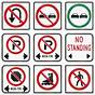 Chart Canada Road Signs And Meanings