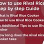 Rival Rice Cooker Manual