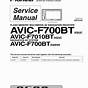 Pioneer Avic F700bt Manual