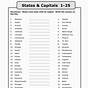 50 States And Capitals Quiz Pdf