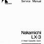Nakamichi Lx 5 Owners Manual