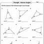 Triangle Angles Worksheets