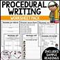 Procedural Text Worksheet