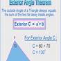 Exterior Angle Of A Triangle Worksheet