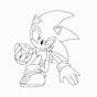 Super Sonic Coloring Pages Printable