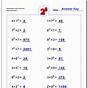 Multiplying And Dividing Exponents Worksheet