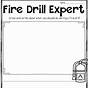 Fire Drill Worksheet