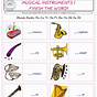 Worksheets On Musical Instruments