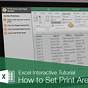 Select Printable Area Excel