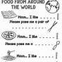 Food Around The World Worksheets Pdf