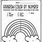 Printable Color By Number For Preschool