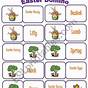 Easter Themed Domino Math Worksheet