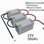 Two Car Batteries In Parallel Diagram