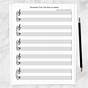 Free Blank Music Sheets Printable