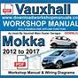 Vauxhall Cascada Workshop Manual