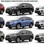 Color Chart 2020 Subaru Forester Colors