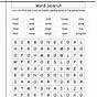 Word Search For 8th Graders