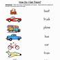 Transportation Worksheets For Kindergarten