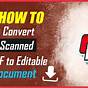 Edit A Scanned Pdf Online And Convert To Word