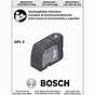 Bosch Gpl5 Manual