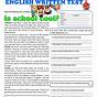 English Reading Worksheet
