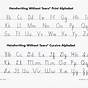 Handwriting Without Tears Worksheet