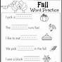 Writing Exercises For 1st Graders