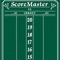 Printable Dart Board Score