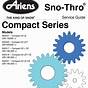 Ariens Compact 24 Engine Manual