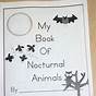 Nocturnal Animals Printable Free