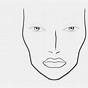 Printable Blank Makeup Face Charts