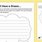I Have A Dream Worksheets