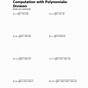 Dividing Polynomials Worksheet Easy
