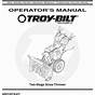 Troy Bilt Model 13wx79kt011 Manual