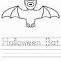 Free Printable Bat Worksheets