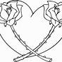 Printable Hearts Coloring Pages