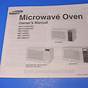 Samsung Microwave Owners Manual