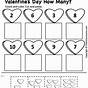 Kindergarten Valentine's Day Worksheets