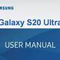 Samsung Galaxy S20 Ultra User Manual