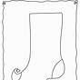 Printable Template Stocking Pattern