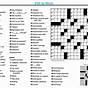 Word Fill In Crossword Puzzles Free Printable