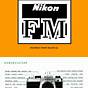Nikon Instruction Manual