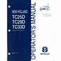New Holland Tc33d Parts Manual