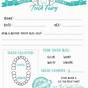 Printable Tooth Fairy Certificate